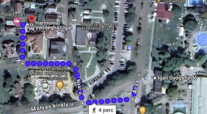 Apartament Harmonia Vendeghaz 100 Meterre Az Igali Gyogyfuerdotol Zewnętrze zdjęcie